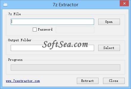 7z Extractor Screenshot