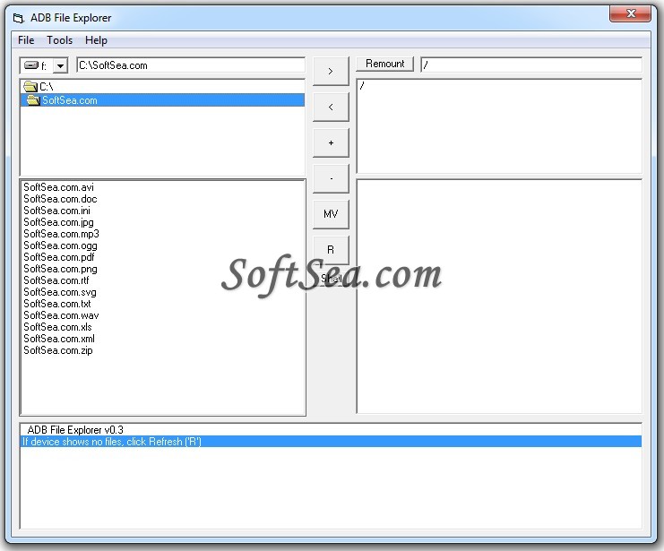 ADB File Explorer Screenshot