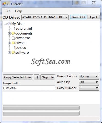 AEK CD Reader Screenshot