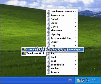 Active MP3 Tray Screenshot