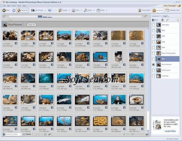 Adobe Photoshop Album Screenshot