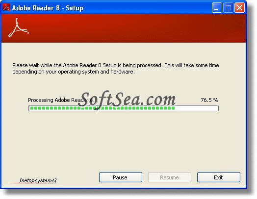 Adobe Reader Update Screenshot