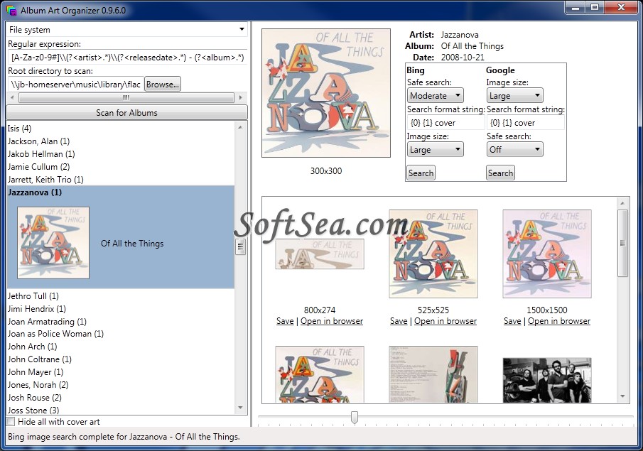 Album Art Organizer Screenshot