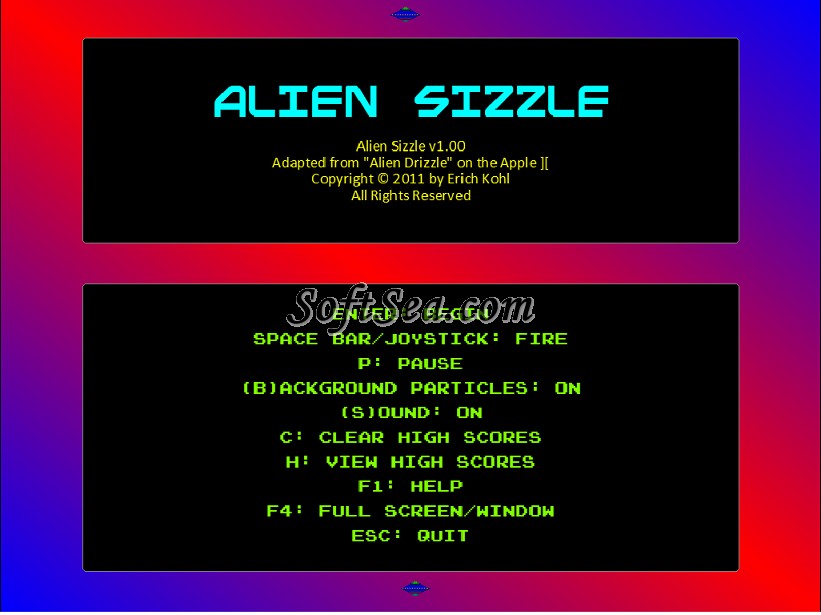 Alien Sizzle Screenshot
