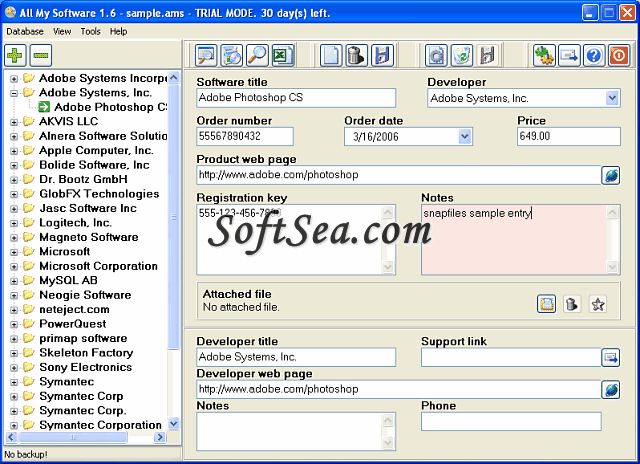 All My Software Screenshot