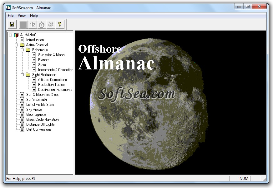 Almanac Screenshot