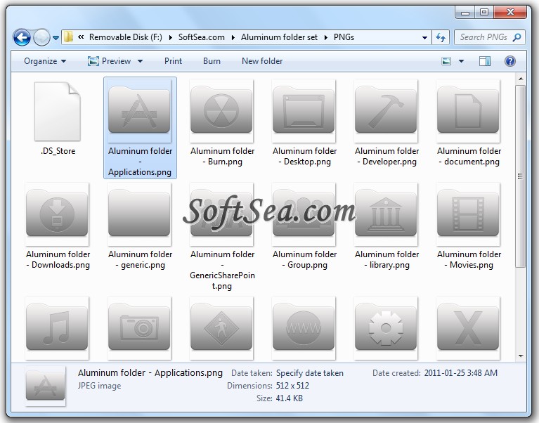 Aluminum Folder Set Screenshot