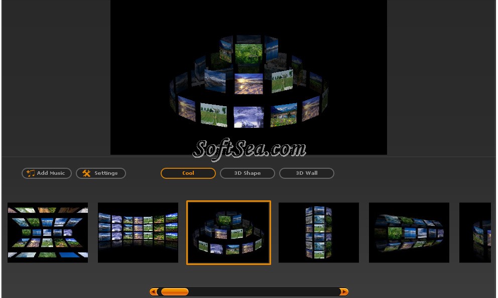 Aneesoft 3D Flash Gallery Screenshot