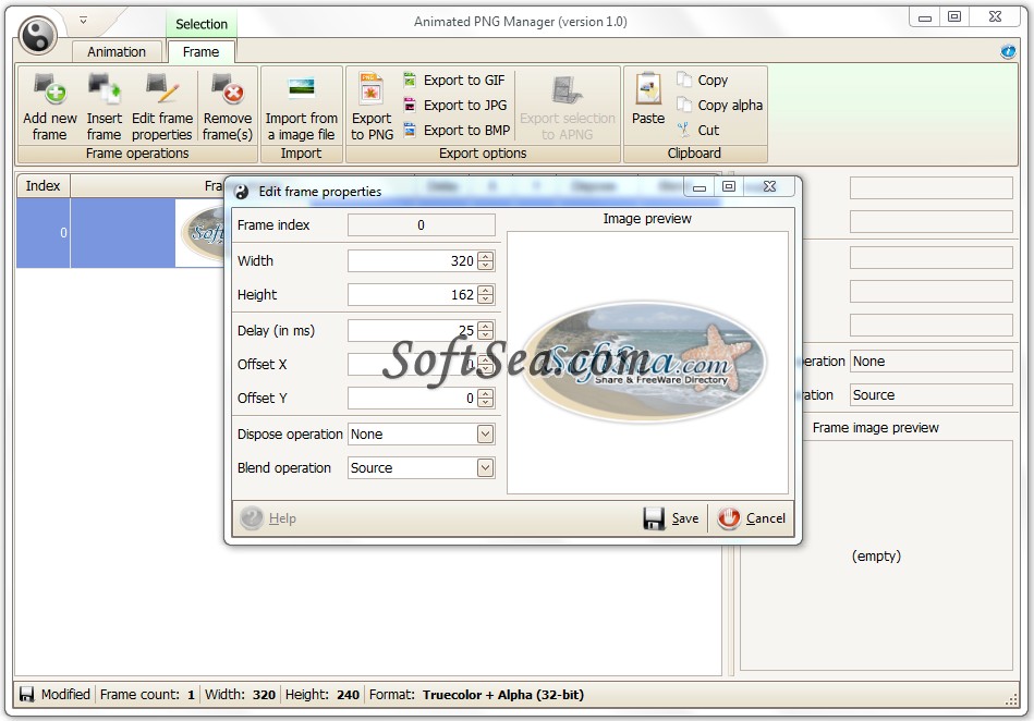 Animated PNG Manager Screenshot
