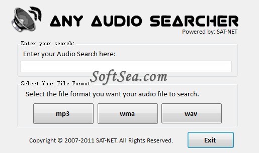 Any Audio Searcher Screenshot
