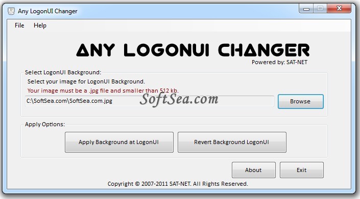 Any LogonUI Changer Screenshot