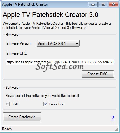 Apple TV Patchstick Creator Screenshot