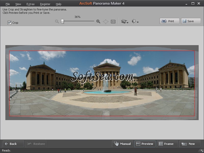 ArcSoft Panorama Maker Pro Screenshot