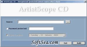 ArtistScope CD Screenshot