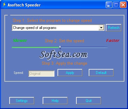 Asoftech Speeder Screenshot