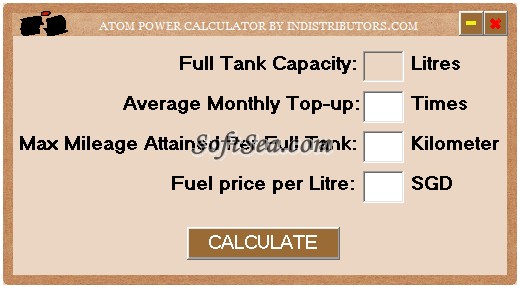 Atom Power Calculator Screenshot