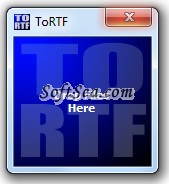 Atrise ToRTF Screenshot