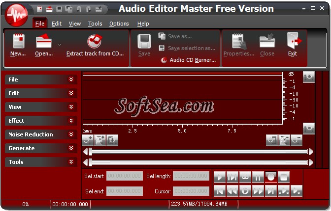 Audio Editor Master Screenshot