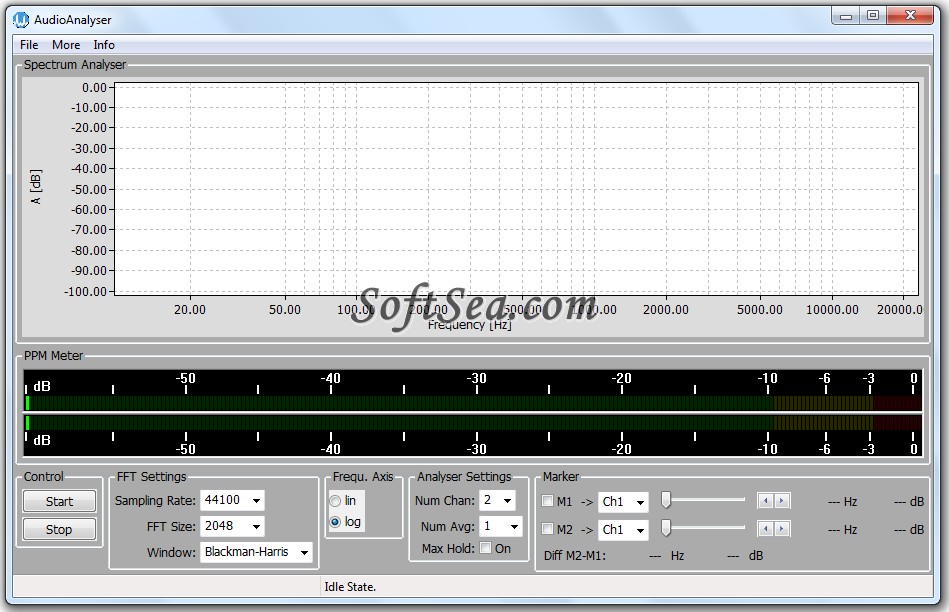 AudioAnalyser Screenshot