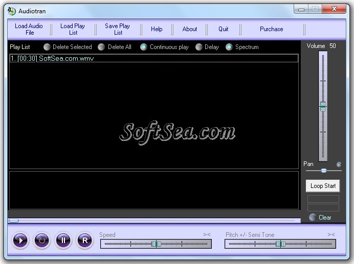 Audiotran Screenshot
