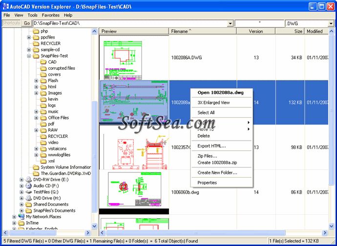 AutoCAD Version Explorer Screenshot