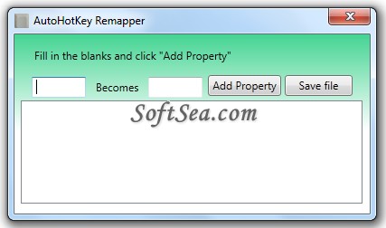 AutoHotKey Remapper Screenshot