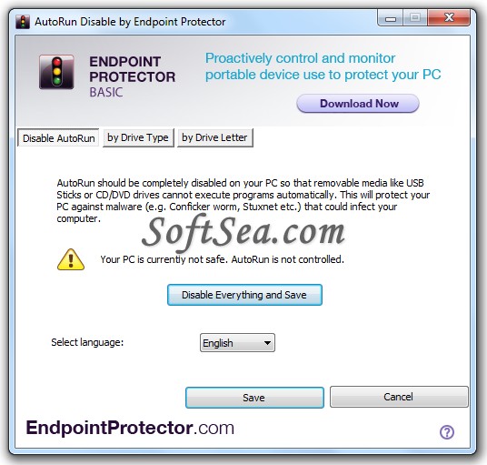 AutoRun Disable by Endpoint Protector Screenshot