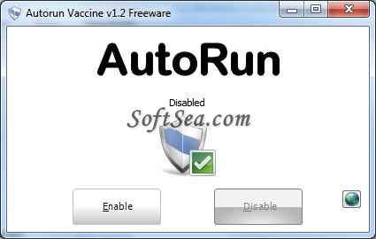 AutoRun Vaccine Screenshot