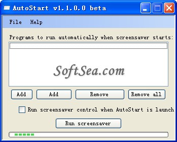 AutoStart Screenshot