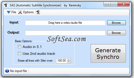 Automatic Subtitle Synchronizer Screenshot