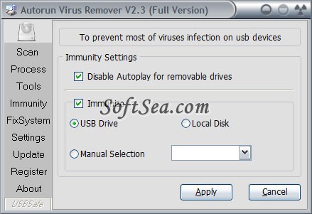 Autorun Virus Remover Screenshot