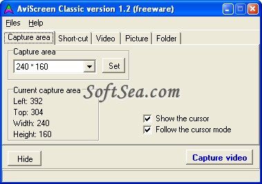 AviScreen Portable Screenshot