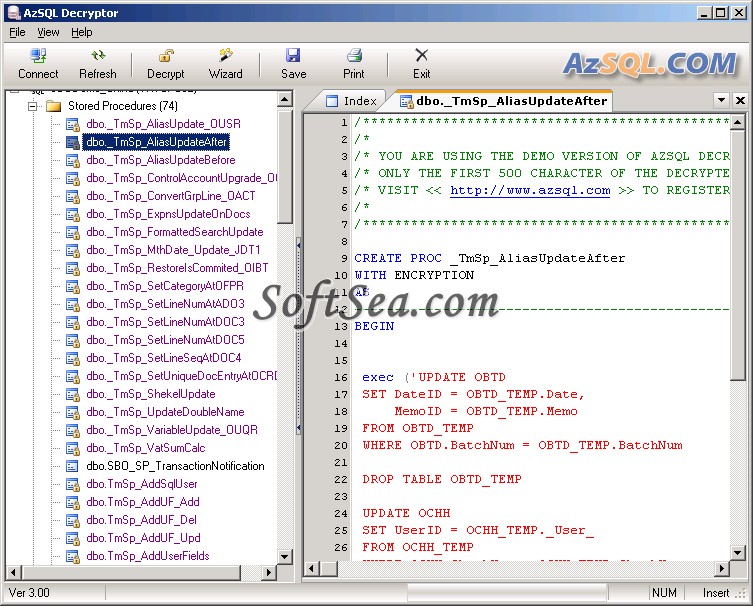 AzSQL Decryptor Screenshot