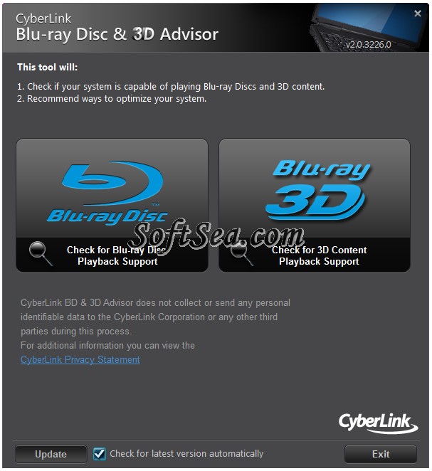 BD & 3D Advisor Screenshot