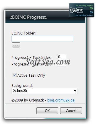 BOINC Gadget Screenshot