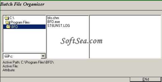 Batch File Organizer Screenshot