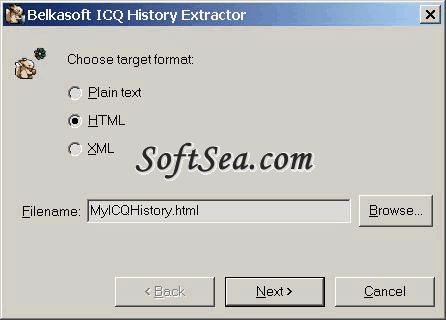 Belkasoft ICQ History Extractor Pro Screenshot