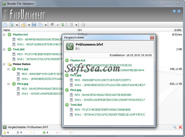 Bexlab File Validator Light Edition Screenshot