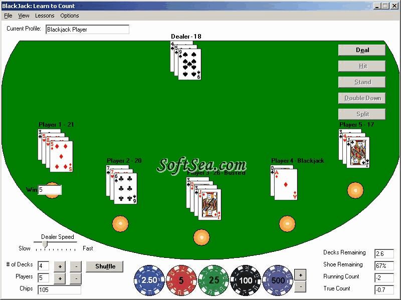 Blackjack: Learn to Count Screenshot