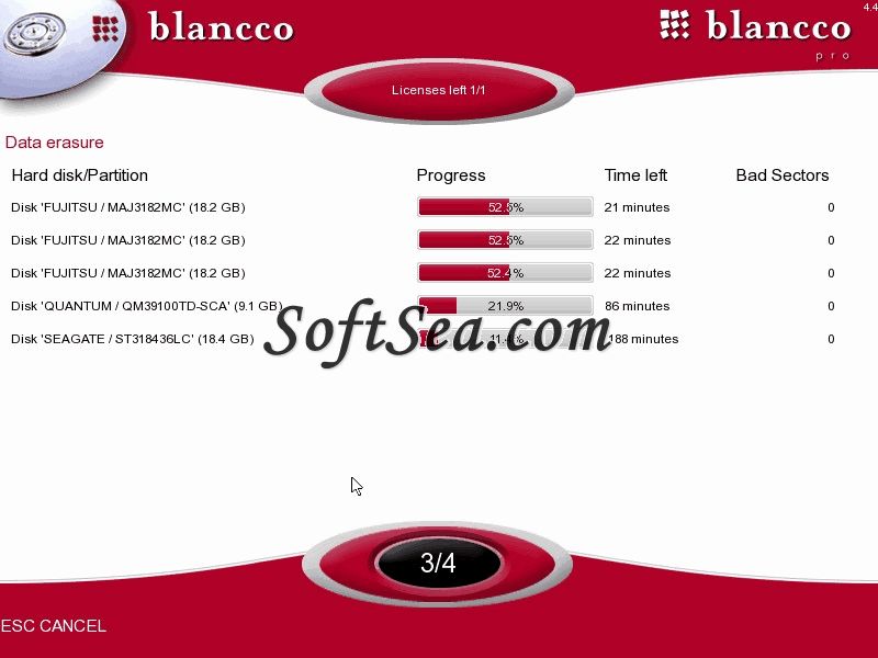 Blancco Pro Screenshot