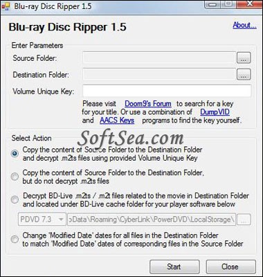 Blu-ray Disc Ripper Screenshot
