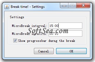 BreakTime! Screenshot