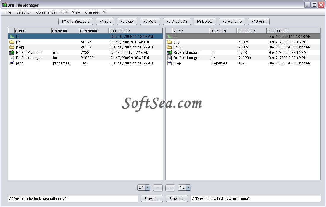 Bru File Manager Screenshot