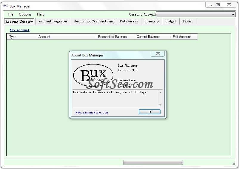 Bux Manager Screenshot