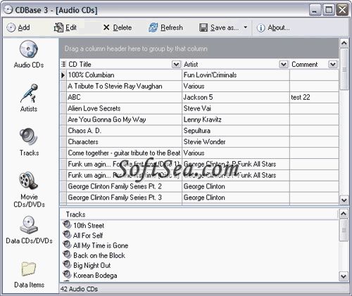 CDBase Screenshot