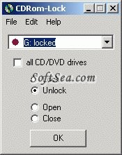 CDRom-Lock Screenshot