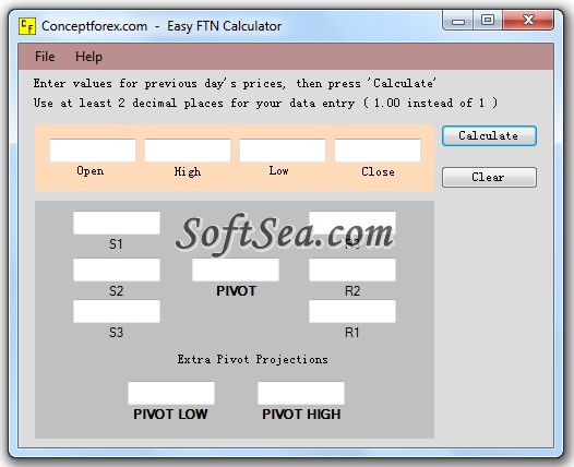 CF FTN Calculator Screenshot