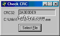 CRC32 Calculator Screenshot