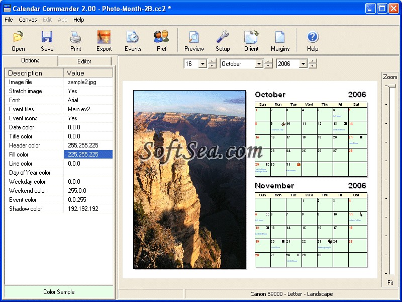 Calendar Commander Screenshot