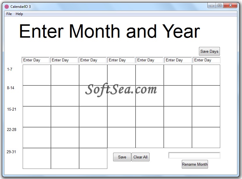 CalendarIO Screenshot